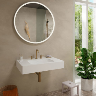 Umyvadlová baterie Hansgrohe Tecturis S s clic-clacem kartáčovaný bronz 73330140