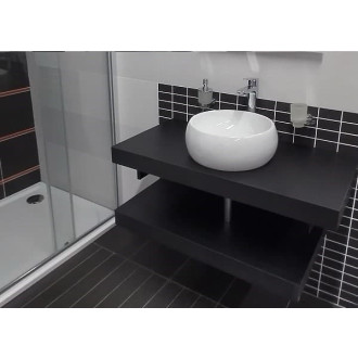 Dolce deska pod um. 80x50x8cm Black DO8050BL