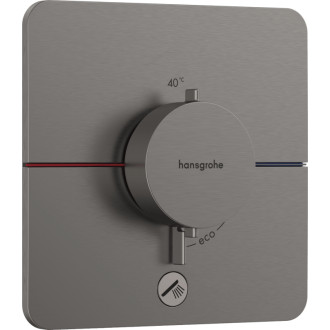 Sprchová batéria Hansgrohe ShowerSelect Comfort Q bez podomietkového telesa kartáčovaný čierny chróm 15589340