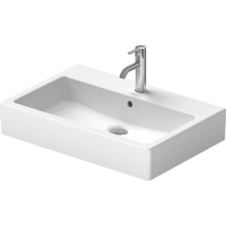 Nábytkové umývadlo Duravit Vero 70x47 cm otvor pre batériu uprostred 0454700000