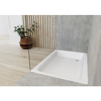 Sprchová vanička obdélníková Kaldewei Sanidusch 100x80 cm smaltovaná ocel alpská bílá 440600013001