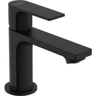 Umyvadlová baterie Hansgrohe Rebris E s výpustí matná černá 72585670