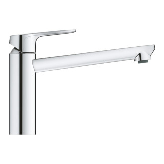 Dřezová baterie Grohe BauEdge 2020 s otočným ramínkem chrom 31693000