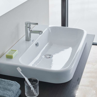 Umyvadlo Duravit Happy D.2 80x50,5 cm otvor pro baterii uprostřed 2318800027