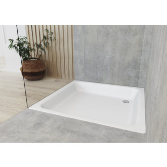 Sprchová vanička čtvercová Kaldewei Sanidusch 90x90 cm smaltovaná ocel alpská bílá 331100013001