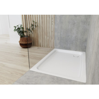 Sprchová vanička obdélníková Kaldewei Duschplan 100x80 cm smaltovaná ocel alpská bílá 440148040001