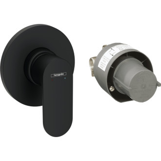 Sprchová baterie Hansgrohe Rebris S včetně podomítkového tělesa matná černá 72648670