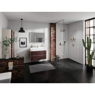Umyvadlová baterie Hansgrohe Tecturis E bez výpusti kartáčovaný bronz 73021140