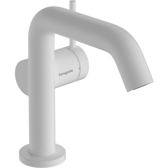 Umyvadlová baterie Hansgrohe Tecturis S s výpustí matná bílá 73323700