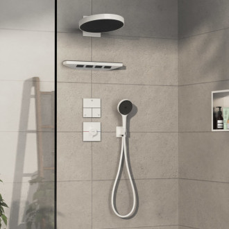 Sprchová baterie Hansgrohe ShowerSelect Comfort E bez podomítkového tělesa matná bílá 15574700