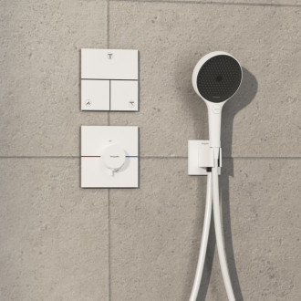 Sprchová baterie Hansgrohe ShowerSelect Comfort E bez podomítkového tělesa matná bílá 15574700