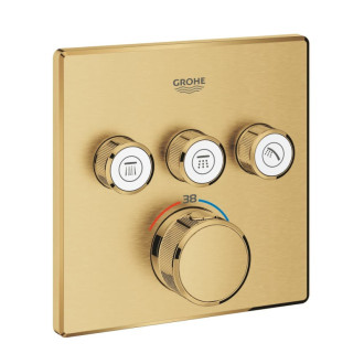 Vanová baterie Grohe Grohtherm SmartControl bez podomítkového tělesa Brushed Cool Sunrise 29126GN0