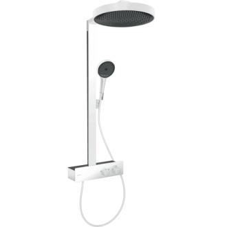 Sprchový systém Hansgrohe Rainfinity na stěnu s termostatickou baterií matná bílá 26853700