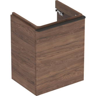 Kúpeľňová skrinka pod umývadlo Geberit Smyle Square 49,2x62x40,6 cm orech 500.363.JR.1