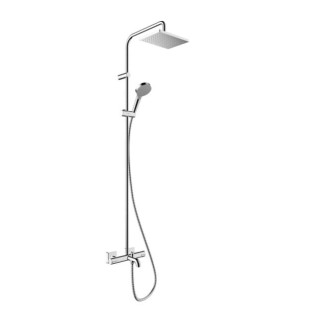 Sprchový systém Hansgrohe Vernis Shape na stenu s termostatickou batériou chróm 26284000