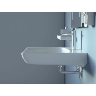 Bezbariérové umyvadlo Geberit Selnova 65x55 cm otvor pro baterii uprostřed 501.463.00.7