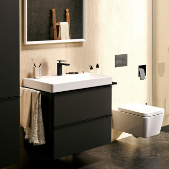 Umyvadlová baterie Hansgrohe Tecturis E bez výpusti matná černá 73011670