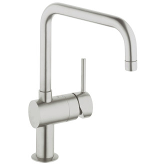 Dřezová baterie Grohe Minta s otočným raménkem supersteel 32488DC0