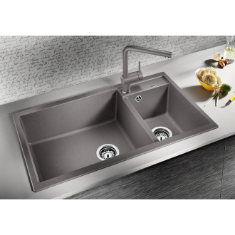 Blanco METRA 9 517364 dvojdrez, hlavný drez vľavo tartufo drez vstavaný