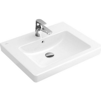 Umyvadlo Villeroy & Boch Subway 2.0 60x47 cm otvor pro baterii uprostřed 71136001