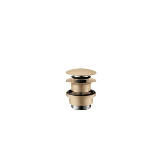 Vtok k umyvadlu Hansgrohe kartáčovaný bronz 50100140