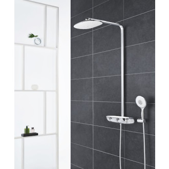 Sprchový systém Grohe Rainshower SmartControl s termostatickou baterií Moon White, Yang White 26361LS0