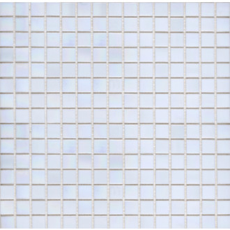 Skleněná mozaika Premium Mosaic bílá 33x33 cm lesk MOS20WHHM
