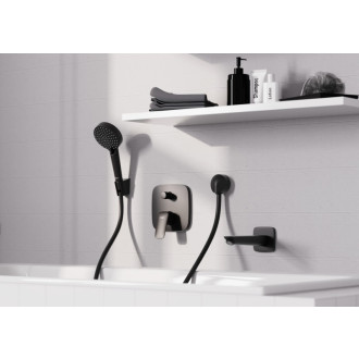 Vanová baterie Hansgrohe Logis bez podomítkového tělesa matná černá 71407670