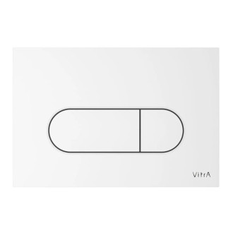Ovládacie tlačidlo VitrA Root Round plast biela lesk 740-2200