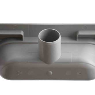 Sprchový žľab S-Line Multi 40 cm plast chróm lesk štvorčeky ZLAB40