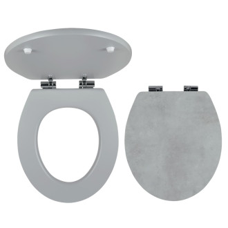 Wc doštička Novaservis MDF betón WC/SOFTSTONE1