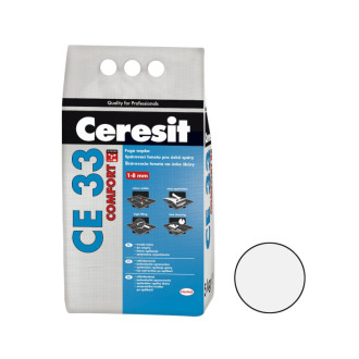 Škárovacia hmota Ceresit CE 33 biela 5 kg CG2A CE33501