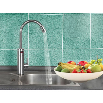 Drezová batéria Homelife INOX DIGITAL s elektrickým ohrevom vody, nerez SDR-18DC-3H