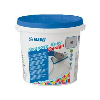 Škárovacia hmota Mapei Kerapoxy Easy Design stredne šedá 3 kg R2T MAPXED3112