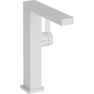 Umývadlová batéria Hansgrohe Tecturis E s výpustou matná biela 73060700