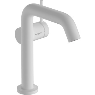 Umývadlová batéria Hansgrohe Tecturis S s clic-clacom matná biela 73340700