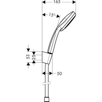 Vaňový set Hansgrohe Croma 100 chróm 27594000