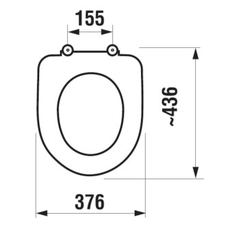 WC doštička bez poklopu Jika Deep duroplast biela H8932823000631