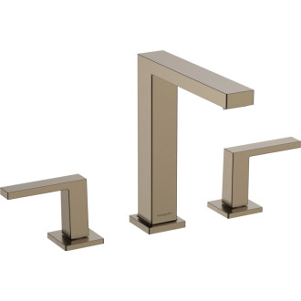 Umývadlová batéria Hansgrohe Tecturis E s clic-clacom kartáčovaný bronz 73030140