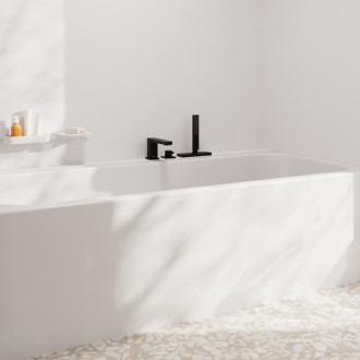 Vaňová batéria Hansgrohe Tecturis E bez podomietkového telesa matná čierna 73443670