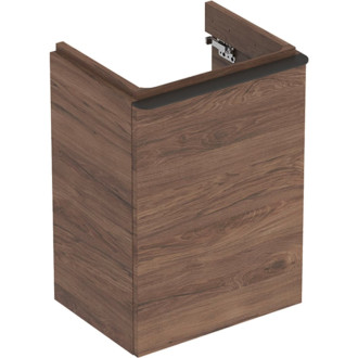 Kúpeľňová skrinka pod umývadlo Geberit Smyle Square 44,2x62x35,6 cm orech 500.350.JR.1