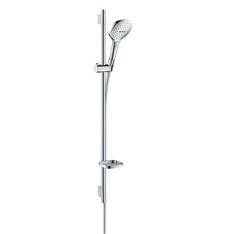 Sprchový set Hansgrohe Raindance Select E s mydlenkou biela/chróm 26623400