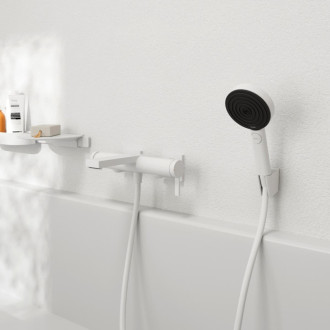 Vaňová batéria Hansgrohe Tecturis E bez sprchového setu 150 mm matná biela 73420700