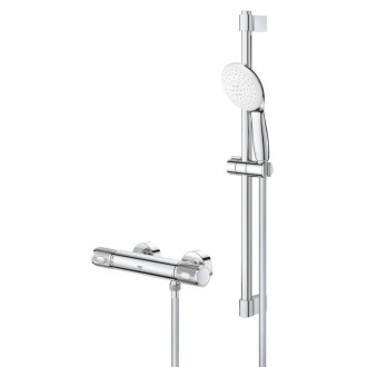 Sprchová batéria Grohe Grohtherm 1000 Performance so sprchovacím setom chróm 34834001