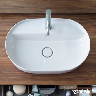 Umývadlo na dosku Duravit Luv 60x40 cm otvor pre batériu, bez prietoku 0380600000