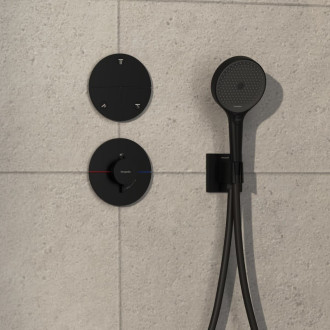 Sprchová batéria Hansgrohe ShowerSelect Comfort S bez podomietkového telesa matná čierna 15559670