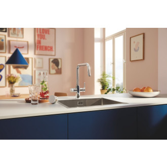 Drezová batéria Grohe GROHE Blue Pure 2022 s filtrom chróm 30596000