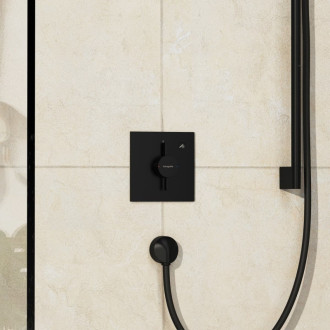 Sprchová batéria Hansgrohe DuoTurn E bez podomietkového telesa matná čierna 75617670