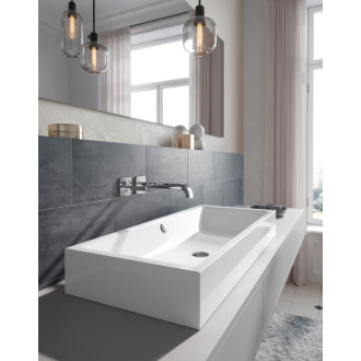 Umývadlo Kaldewei Puro 3168 120x46 cm bez otvoru pre batériu Perl-Effekt 907006003001