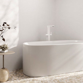 Vaňová batéria Hansgrohe Tecturis E so sprchovacím setom matná biela 73445700
